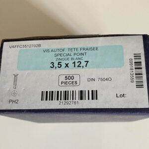 Boite de vis auto-perceuse-3,5 x 12,7-500 pièces-Liv offerte